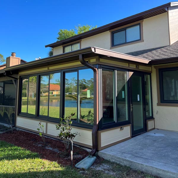 completed sunroom